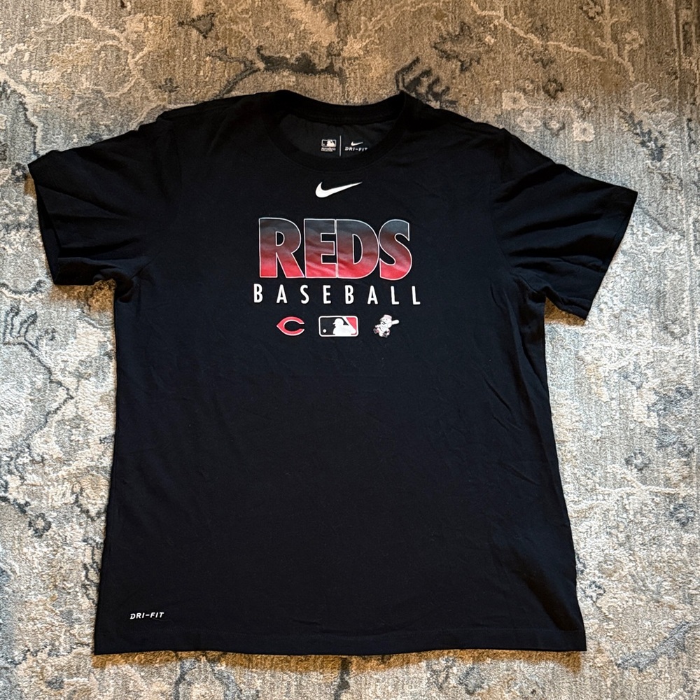 Nike Black Reds Baseball Tee
